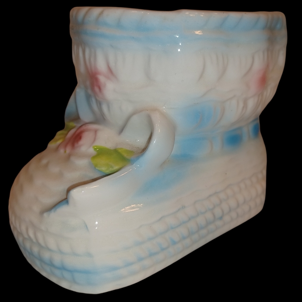 Vintage Ceramic Boot Planter